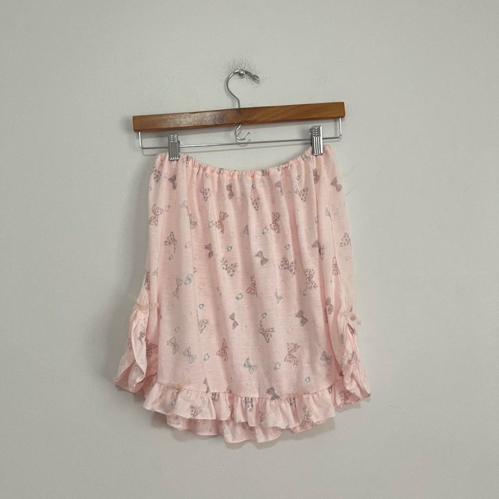 Pink Ruffle Skirt